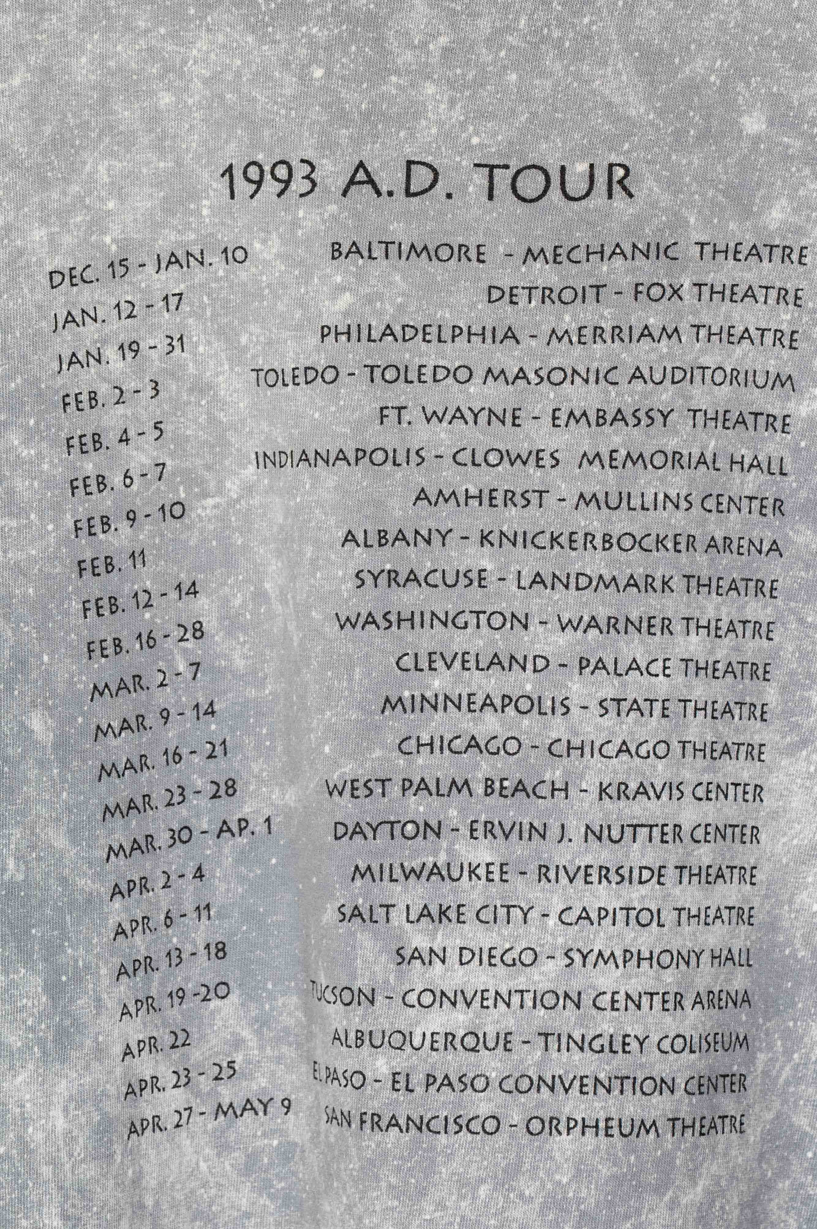 1993 A.D. Tour - T-Shirt